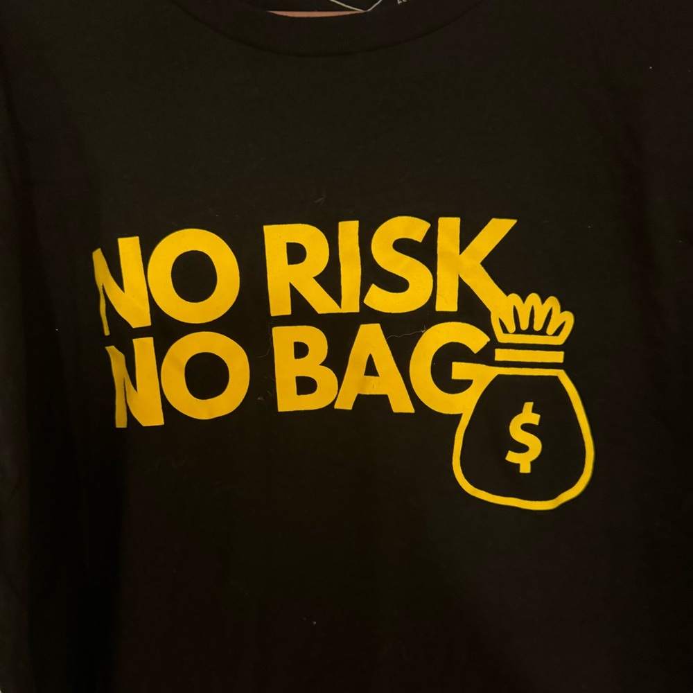 No Risk No Bag T-Shirt XXL - Picture 2 of 4